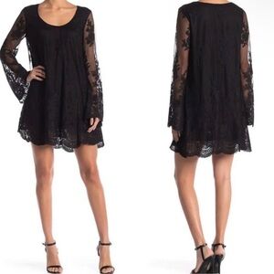 NWT Show Me Your Mumu Fannie‎ Flow Dress in Black Size Medium